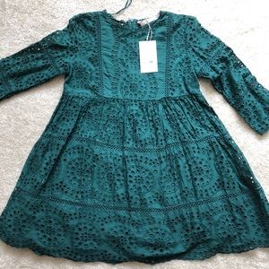 Brand New Zara Schiffli Romper - Coachella